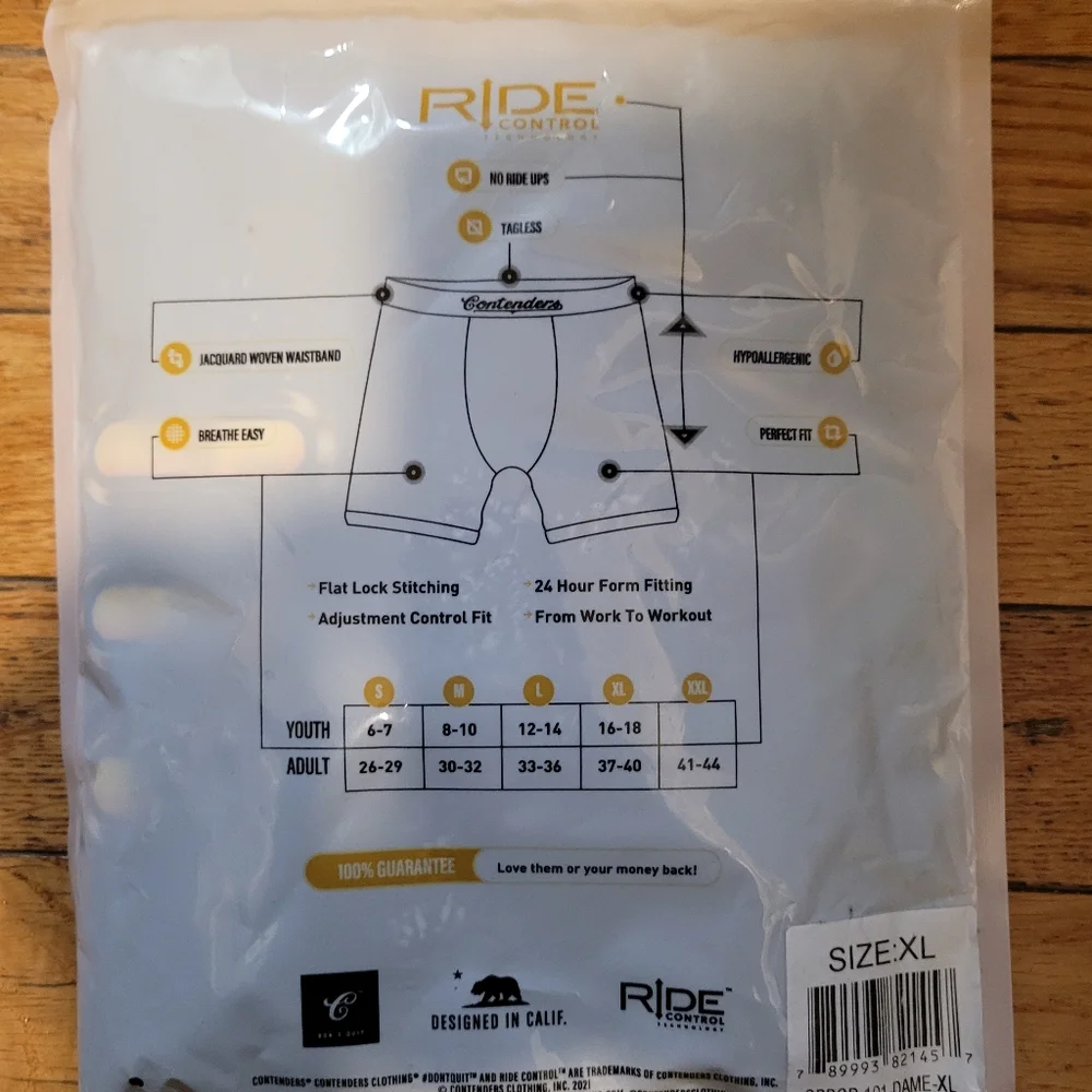 Contenders clothing brand new/ unworn Creed 3  Men's XL underwear - Picture 4 of 4